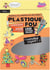 PLASTIQUE FOU DIAM'S 7 feuilles : Métallisé argent