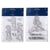 8 Tampons transparents Le Petit Prince Planète et messages