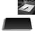 Tapis De Souris Antidérapant Double Face En Alliage D'Aluminium Taille S Argenté Noir YONIS