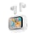 Ecouteurs Bluetooth Sans Fil ANC ENC Ecran Tactile Couleur Son HiFi Immersif Blanc YONIS