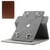 Housse Tablette Tactile 7Pouces Universelle Etui Protection Rotation 360° Marron YONIS