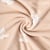 Tissu Maille Jersey Coton Ana colombes Blanc sur fond Beige