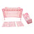 Lit parapluie deluxe flowers, rose poupée - dolls world - accessoires poupon