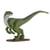 Vélociraptor vert Taille standard | JEKCA | 14 ans et +