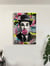 Tableau contemporain — peinture originale sur toile — Le Reflet de l'Âme — portrait expressionniste — Œuvre unique Calbarracin — 100 x 73 cm