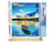 Peinture par Numéro Figured'Art - Barque et Lever de Soleil - Kit de Loisir Créatif DIY Numéro d'Art Complet - 40x50cm toile roulée + châssis en bois à monter