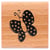 Graine Créative - Tampon en bois Papillon pois