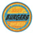 Ecusson thermocollant sport rétro best burgers 5cm x 5cm
