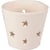 Bougeoir, H : 6,5 cm, d 7 cm, blanc, 12 pièces/ 1 Pq.