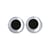 Yeux mobiles en plastique à coller 8 mm, 10 pces