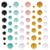 64 stickers en émail - Good vibes