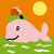 LUC - Kit canevas Soudan Baleine 25x25cm