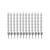 Bougie - lot de 12 - argent