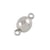5 FERMOIRS Magnétique Aimanté metal argente 11 x 6 mm - creation bijoux perles
