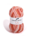 Fil de coton et Acrylique à tricoter ou crocheter SALSA - Cheval Blanc 409 Jacquard Orange Rose