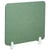 Séparateur de Bureau Vert en PET Acoustique Recouvert de Tissu 80 x 50 cm avec Pinces de Fixation