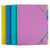 Trieur polypropylène 3 rabats Forever Young 8 compartiments - A4 - Couleurs assorties - x 8 - Exacompta