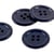 Bouton 100% nacre rond bleu marine