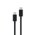 Myway Câble USB-C vers USB-C Charge 60W et Synchronisation 2m Noir