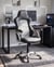 Fauteuil de bureau Cuir PU Noir EXPLORER - Beliani