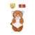 Peluche - Peluche > Tigre du Bengale Jaune, Noir, Blanc - 15 cm
