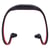 Casque Sport Étanche Sans Fil Avec Radio FM Et Carte SD Pour Smartphone Rouge YONIS