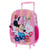 Sac à dos à roulettes Minnie Mouse Flowers 3D 36 CM Maternelle