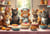 Puzzle 1000 pièces - Chats Pâtissiers en Action - Alipson Puzzle