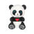 Peluche - Peluche Panda SMOKY gris ardoise – Cutydoos Love – 23 cm