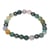 Bracelet Agate Multicolore et Hématite Perles rondes 8 mm - Omsaé