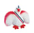 Peluche Poule Fabrication Francaise - Maïlou Tradition - Rouge