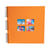 Album photo à spirales 60 pages noires Milano - Orange - Exacompta