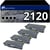 Pack de 4 toners compatible BROTHER TN2120 XL noir - 123CONSOMMABLES