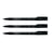 Lot de 3 marqueurs permanents - STAEDTLER - Lumocolor 317M - Pointe ogive 1 mm - Noir
