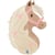 Ballon Aluminium Hélium Géant - Tête de Poney Boho 58 cm