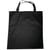 Sac en coton, noir, 42x38cm