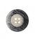 Carte de 4 boutons Panier rond 4 trous Gris 18mm - Union Knopf Gris