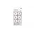 Autocollant nombres Calendrier de l avent 24 pcs