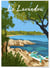 Affiche ville Le Lavandou | A3 : 29,7x42cm