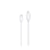 Jaym Câble Lightning vers USB-C PD 27W Charge et Synchronisation Collection POP 1,5m Blanc