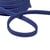 Bobine 20m double cordon chevrons 10mm bleu marine