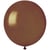 10 Ballons Marron Nacré Ø48cm