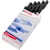Lot de 3 marqueurs permanents pointe ogive 1 mm - EDDING - Noir
