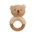Hochet en bois Marcel ourson - Egmont Toys - Beige