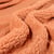 Tissu Fausse fourrure Sherpa Brique