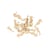 30 mini décorations en bois - Hippocampes