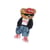 Ecusson thermocollant ourson star hipster 5,7cm x 2,5cm