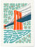 Affiche New York Brooklyn Bridge | A3 : 29,7x42cm