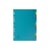 Intercalaires polypropylène recyclé Forever® 12 positions - A4 - Couleurs assorties - x 15 - Exacompta