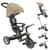 Tricycle évolutif pour bébé EXPLORER 4 en 1  Taupe - Globber